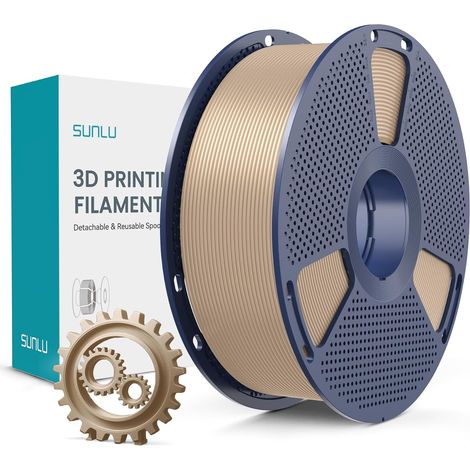PLA+ Filament 1.75mm, Durabilité et Résistance Accrues, Filament PLA Plus pour imprimantes 3D FDM, Bobine de 1 kg, pla+ Chêne Filament PLA Plus pour imprimante 3D FDM, bobine de 1 kg, pla+ chêne (1/5)