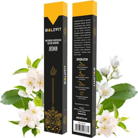 Bastoncini di incenso al gelsomino naturale - 40 g (1/4)