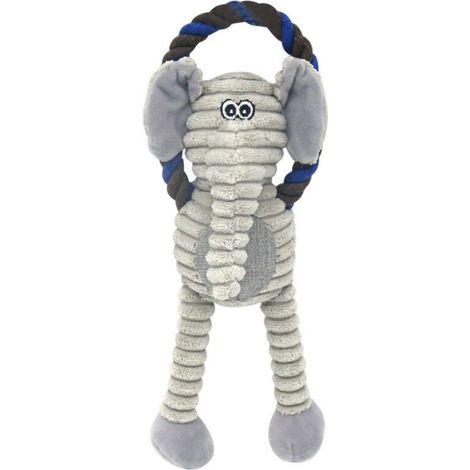 Jouet à mâcher en peluche éléphant pour chien, entraînement et jeu interactif – DELKEVIC (1/5)
