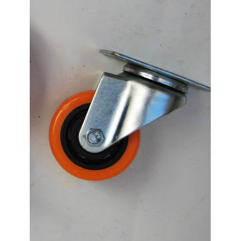 RUOTA RUOTE ROTELLE 75X32 MM CARRELLO CARRELLI INDUSTRIALI GIREVOLE CUSCINETTI