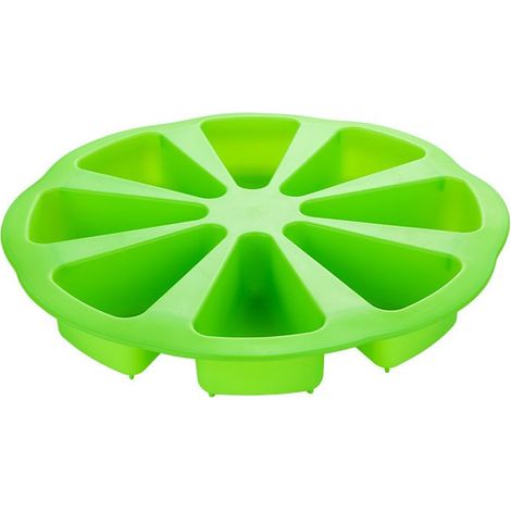 Grüne Kuchenform, 28 cm Durchmesser, 1 Kuchenform, Schokoladenform, Mousse-Kuchenform (1/4)