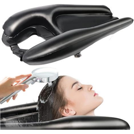Lavabo Gonflable pour Laver les Cheveux à Domicile - Capiluve Gonflable pour Cheveux - Lavabo Portable pour Cheveux - Bac Lave-cheveux pour Lit - Lave Tête COIFFEUR + DOMICILE (1/4)