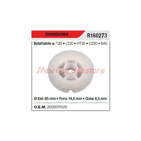 Puleggia avviamento SHINDAIWA decespugliatore T20 LT20 HT20 C220 B45 2002075120