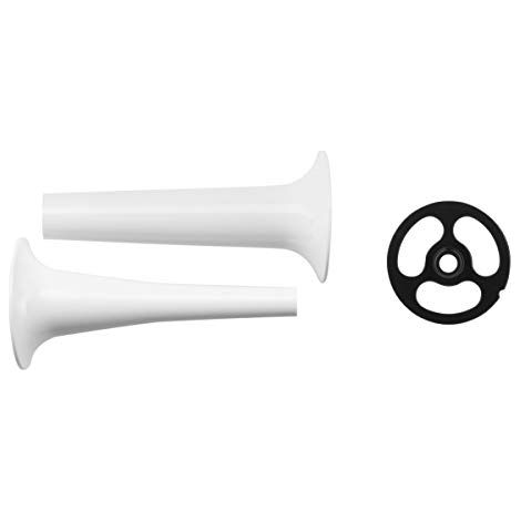 Accessorio KitchenAid per carne imbottita e salsicce - 5KSMSSA - Insaccatrice per tritacarne per impastatrice KitchenAid - 2 tubi per insaccare salsicce di piccole e grandi dimensioni (1/5)
