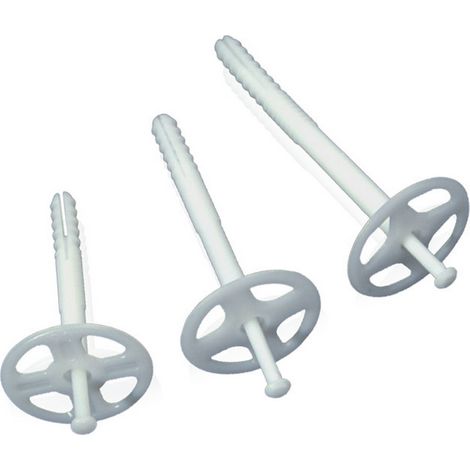 250PZ TASSELLO AD ESPANSIONE  Ø mm. 50x140 COL. BIANCO
