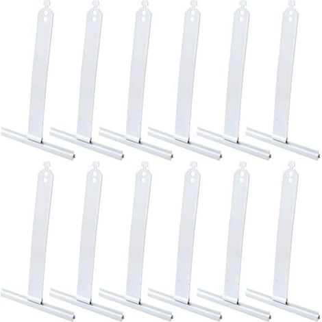 12pcs Ressort de Suspension de Volet,Attache Tablier Volet Roulant, Attache Volet Roulant Electrique,Ressort de Sécurité, Agrafe Volet Roulant de Volet Roulant Springs pour Stores Fixes (1/5)
