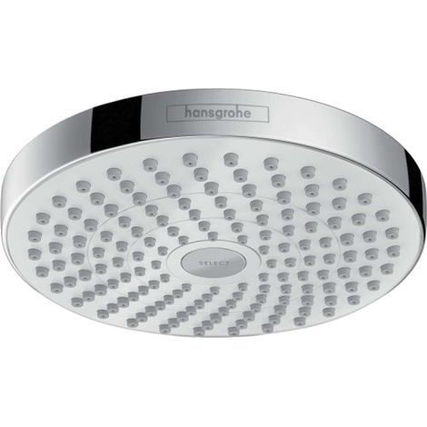 Hansgrohe Croma Select S - Rociador de ducha 180 2jet, blanco/cromo 26522400 (1/3)