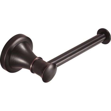Porte-Papier Toilette en Bronze huilé pour Rouleau de Papier Toilette Rustique Rustique Orb Rangement Mural pour Salle de Bain (1/5)