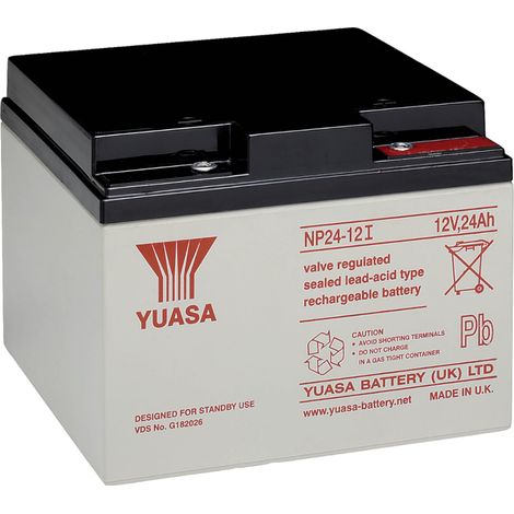Batteria al piombo ermetica 12V 24Ah - Yuasa NP24-12I