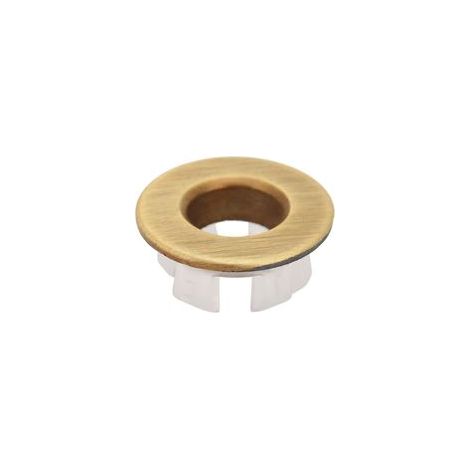 Couvercle de tropplein pour lavabo de salle de bain Évier de cuisine Décoration Trou de rechange pour salle de bain Bronze