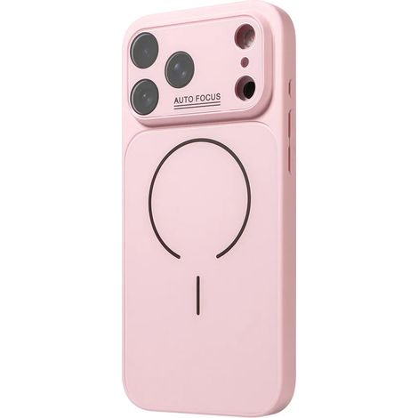 (iPhone 15 Pro, Rose) Étui de protection magnétique Magsafe pour iPhone, compatible avec la recharge sans fil. (1/5)