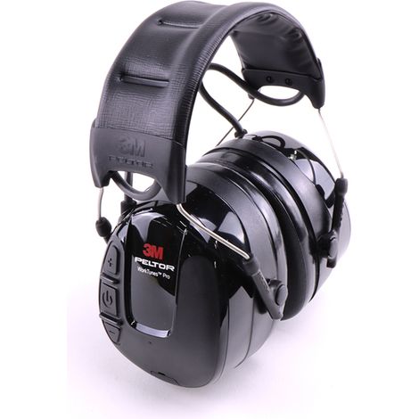3M – Ecouteurs audio avec protection auditive – Réduction sonore – Norme EPI – Radio FM intégrée – Pour chantiers et travaux bruyants