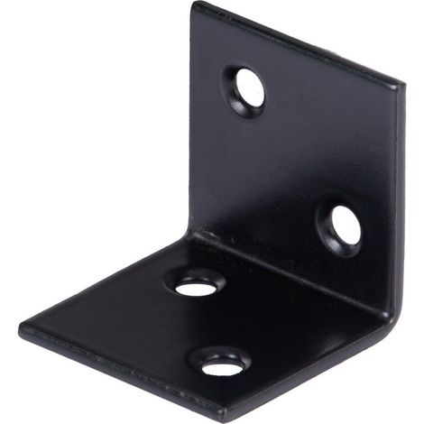 Staffa larga in acciaio nero 30 x 30 x 30 mm ALBERTS ALBERTS