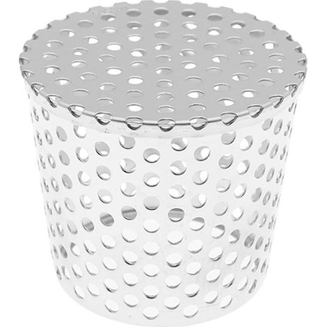 Grille de protection de gouttière conique en acier inoxydable et filtre à feuilles pour le drainage de toiture (11 cm) (1/5)