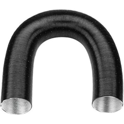 – Tuyau d'admission d'air chaud 75 mm – Conduit extensible jusqu'à 800 mm – Aluminium résistant aux chocs et à la corrosion – Pour chauffages 2000W/6000W (1/5)