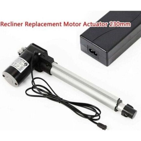 24 V electric actuator for reclining armchair, 230 mm replacement kit, DC motor actuator for 600 kg electric reclining sofa TRIMEC (1/5)