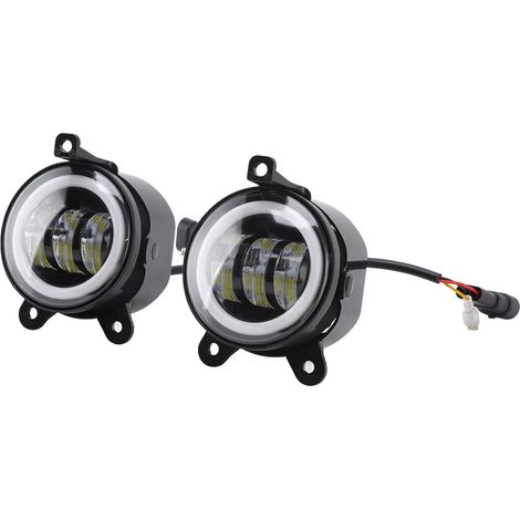 Feux antibrouillard LED 3,5 pouces 120 W pour pare-chocs, feux de jour, étanches IP67, universels pour motos et voitures (1/5)
