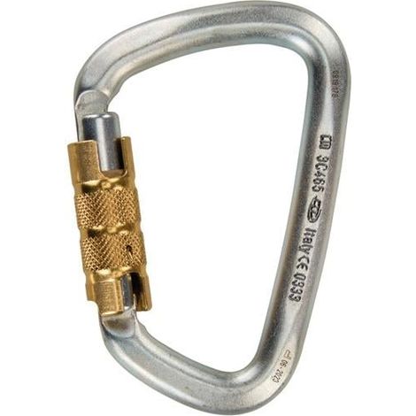 Mosquetón HMS grande acero TG L116xB79 aprox. mm galvanizado STA EN 362 Cl.M SKYLOTEC (1/3)