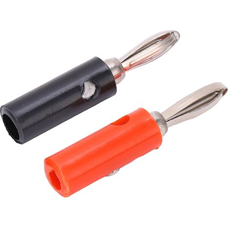 JT-002 4-mm-Bananenstecker, vernickeltes Messing, Zubehör für elektronische Lehrmittel (1/5)