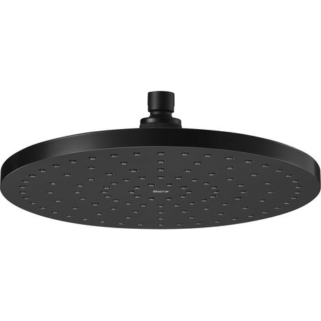 ROCA Douche de tête plafond ou mur Rainsense Ø 250 mm, Noir mat (1/2)