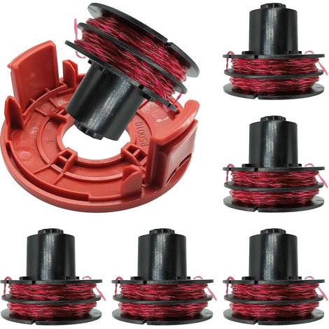 Pour coupe-bordures AL-KO GTE 350 / GTE 450 / GTE 550 : bobine de fil de 6 pouces + 1 capuchon de bobine, 112966