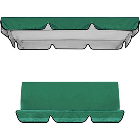 2 Housses de protection, imperméable, tissu 210D, renforcé, pour mobilier de jardin, extérieur (1/5)