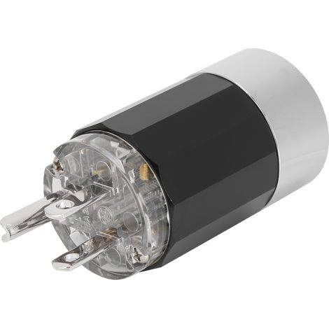 Fiche d'alimentation Monosaudio en cuivre pur rhodié, connecteur d'alimentation audio HIFI 100-250VM109R (mâle) (1/5)