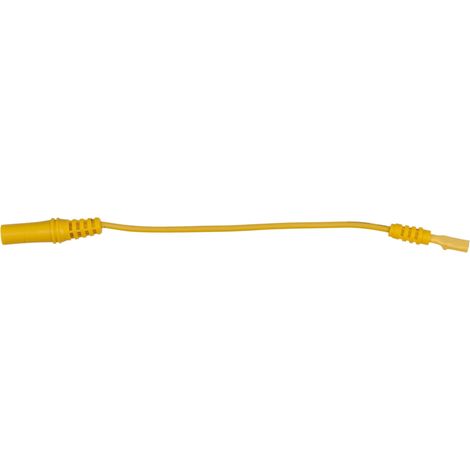 KS Tools 4,0 mm Eingangsbuchse auf 3,0 mm Prüfadapterbuchse flach (gelb) (1/2)