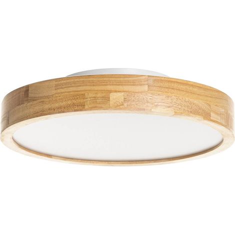 Taklampa "Milada" aus trä mit Fernbedienung für vardagsrum / matsal von Lindby