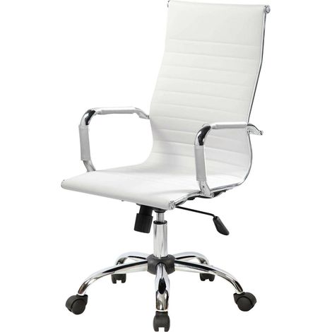 Silla con Ruedas - Sillón de Oficina Gris (1/4)