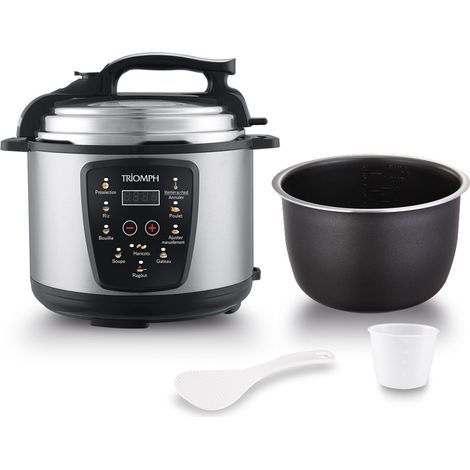 Autocuiseur electrique inox programmable - 5L - 900W - triomph ETF1849 (1/2)