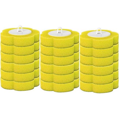 Brosse WC Jetable à Fixation Murale, Sans Angle Mort, Recharges Détachables Jetables pour Toilettes (1/5)