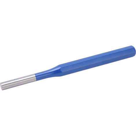Poinçon à chasser cylindrique haute dureté grade professionnel 8mm, traitement bleu CRVV, forme ronde, outil de précision robuste (1/5)