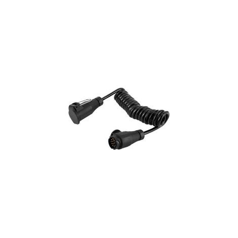 Câble adaptateur 13 broches étanche Rallonge de prise de remorque 1,6 m Cordon flexible pour voiture, camping-car, remorque