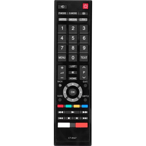 Télécommande LED pour téléviseurs Toshiba CT‑8547, 49L5865, 32L5865EV - Compatible avec plusieurs modèles (1/5)