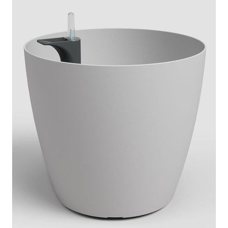 Pot de fleurs ARTEVASI San Remo SWS 36 MA gris clair plastique 25 L Ø36 x H33,5 cm (1/4)