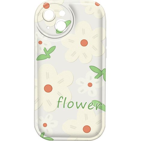 Cette coque est conçue pour l'iPhone 14 et arbore un motif floral Morandi. Ses bords surélevés protègent l'écran et l'objectif de l'appareil photo, et toutes les fonctions restent parfaitement accessi (1/2)