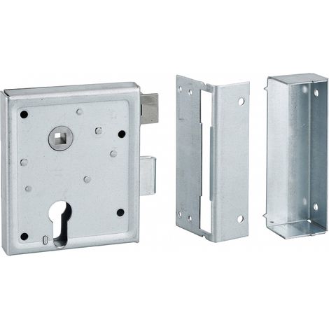 Serratura da applicare ALSACE per cilindro europeo, destra, quadro 8 mm, asse 60 mm, 110 x 70 mm – THIRARD