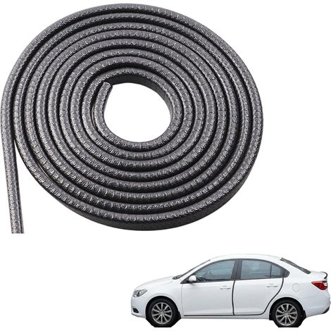 10M Protection de Bord de Portière de Voiture en Caoutchouc Noir, Forme de U, Installation sans Colle, Compatible avec Tous Types de Véhicules, Durable et Facile à Installer (1/5)