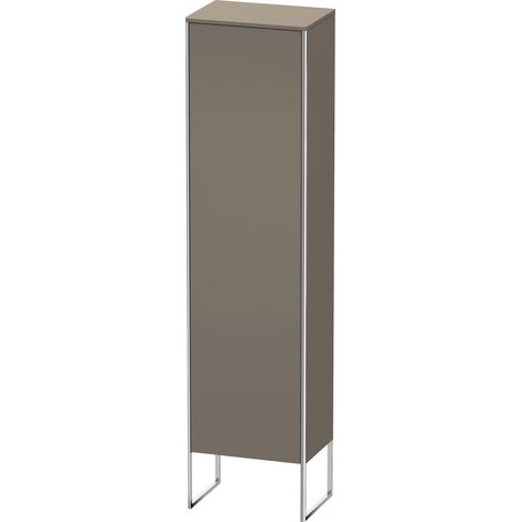 Armario XSQUARE 2001x500x356mm apertura derecha franela gris satinado