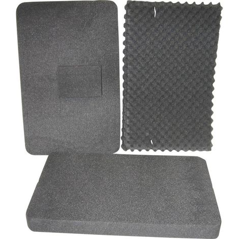 Alutec Espumas para maletas gris lote de 6 insertos