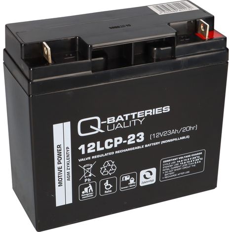 Akku 12V 23Ah AGM Blei Batterie Rasenmäher Rasentraktor Aufsitzmäher Boot Scooter 17Ah 18Ah 19Ah 20Ah 22Ah (1/5)