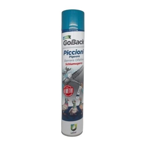 GoBack Spray Disabituante Piccioni Per Esterni Uccelli Formato 750 ml