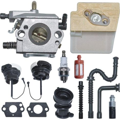 Kit carburateur filtre à air huile conduit de carburant bougie pour Stihl MS240 MS260 024 026 024AV 024S Tronçonneuse Remplace 1121 120 0611. (1/5)