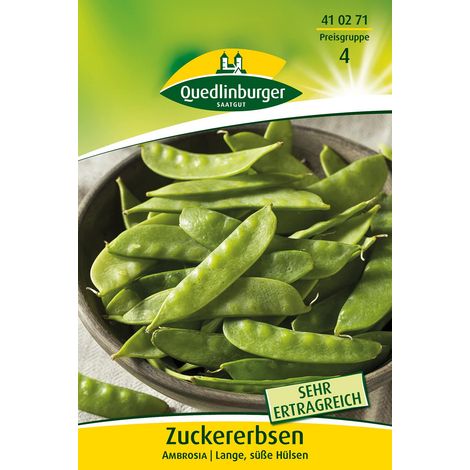Quedlinburger Zuckererbsen Ambrosia - Gemüsesamen (1/2)