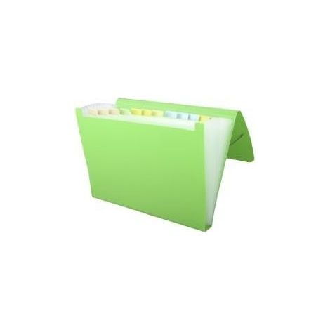Cartella con scomparti A4 PP-104 verde penmate