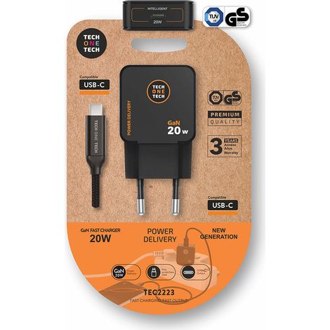 Schnellladegerät 20 W mit USB-C-Kabel 1 m