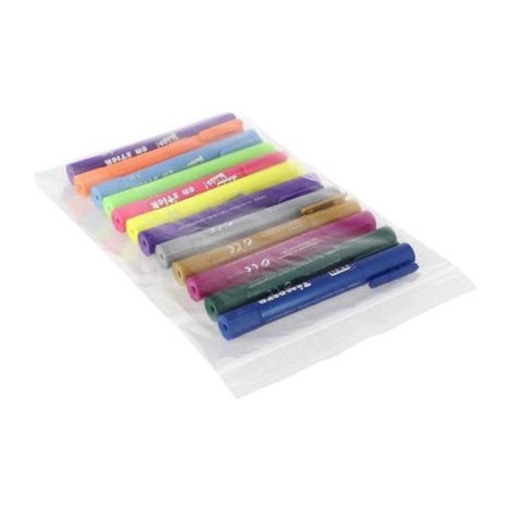 PACK 100 BOLSAS POLIETILENO 50 MICRAS AUTOCIERRE ZIP 180X250MM FIXO 50063400