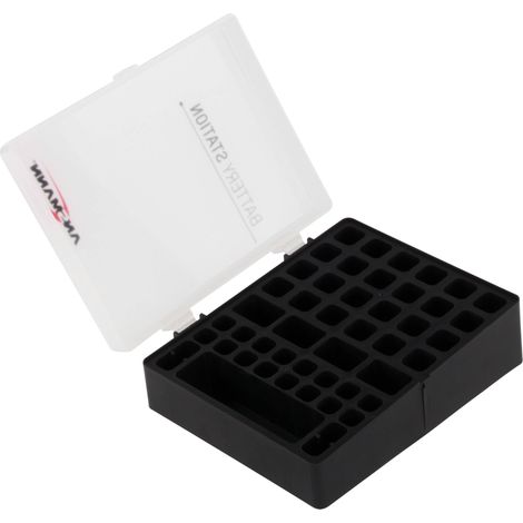 Ansmann Batterijbox 48 Boîte de piles 48x LR3 (AAA), LR6 (AA), 6LR61 (9 V) (L x l x H) 17.3 x 13.8 x 6.3 cm (1/7)