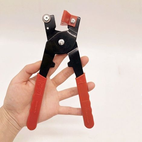 Mosaic Nippers Outil de coupe de carreaux Pince à carreaux robuste avec roue de pointage de barre de brise-roche en plastique solide pour la coupe de la céramique de porcelaine